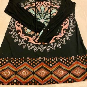 Beautiful long sleeve black dress! Medium size.